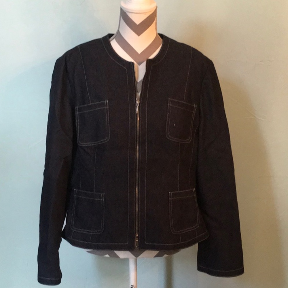 Work to weekend denim blazer sz 16